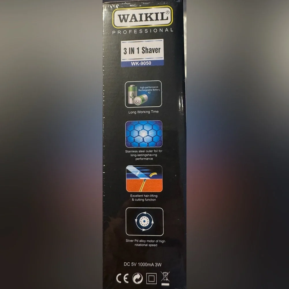 This is a Waikil 3-in-1 electric shaver for men, Razor/Nose Trimmer/Hair Clipper